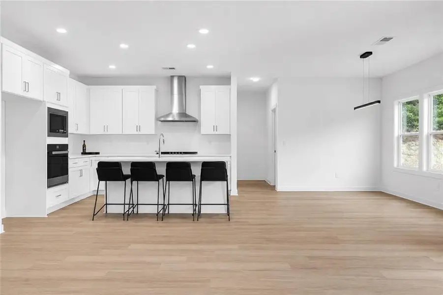 Furnished interior view inside a new home in , Atlanta (Image 6).