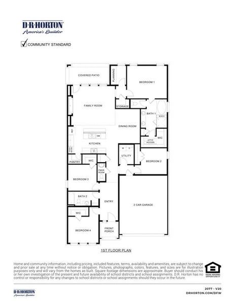 2D floor plan layout of this home in Clearview Ranch, Royse City, TX (Image 2). 2D floor plan layout of this home in Clearview Ranch, Royse City, TX (Image 2).