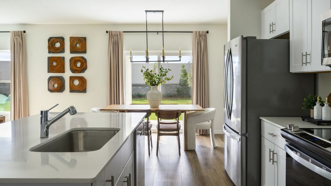 Representative furnished interior of a home built from the Azure by Casa Fresca Homes in Pasadena Woods, Dade City (Image 6).