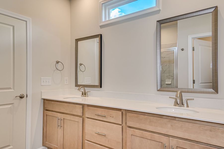 Furnished interior view inside a new home in The Beacon at Old Peachtree Single Family Homes, Lawrenceville (Image 17).