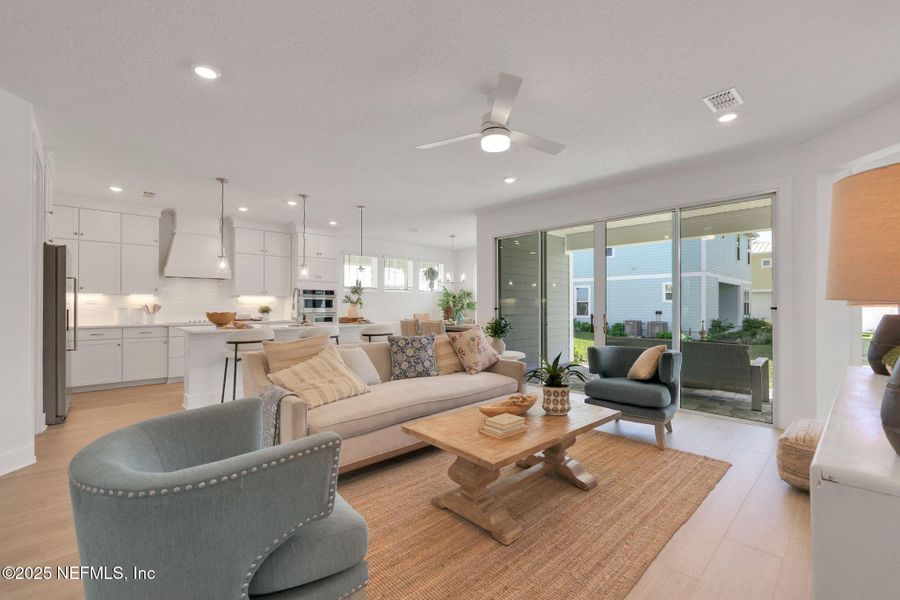 Furnished interior view inside a new home in Seaside Vista, St. Augustine (Image 53).