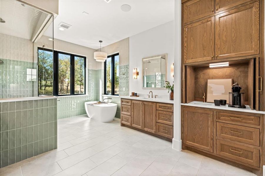 Furnished interior view inside a new home in , Weatherford (Image 18).