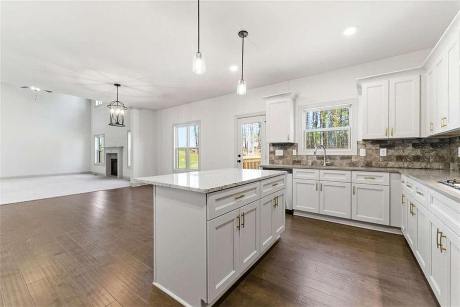 Furnished interior view inside a new home in Underwood Crossing, Covington (Image 7). Furnished interior view inside a new home in Underwood Crossing, Covington (Image 7).