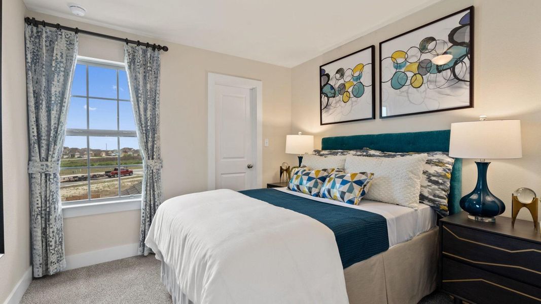 Furnished interior view inside a new home in Saddle Creek Twinhomes, Georgetown (Image 13). Furnished interior view inside a new home in Saddle Creek Twinhomes, Georgetown (Image 13).