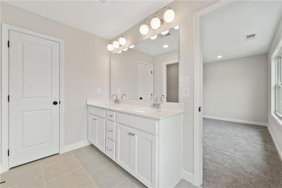 Furnished interior view inside a new home in Wilkins Walk, Mableton (Image 9).