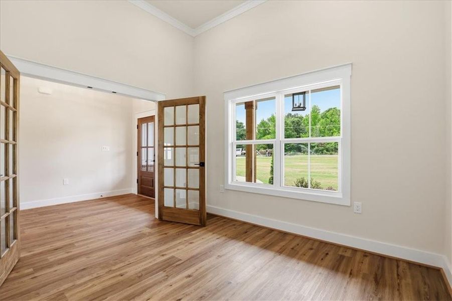 Spacious, unfurnished interior of a new home in , Monroe (Image 60).