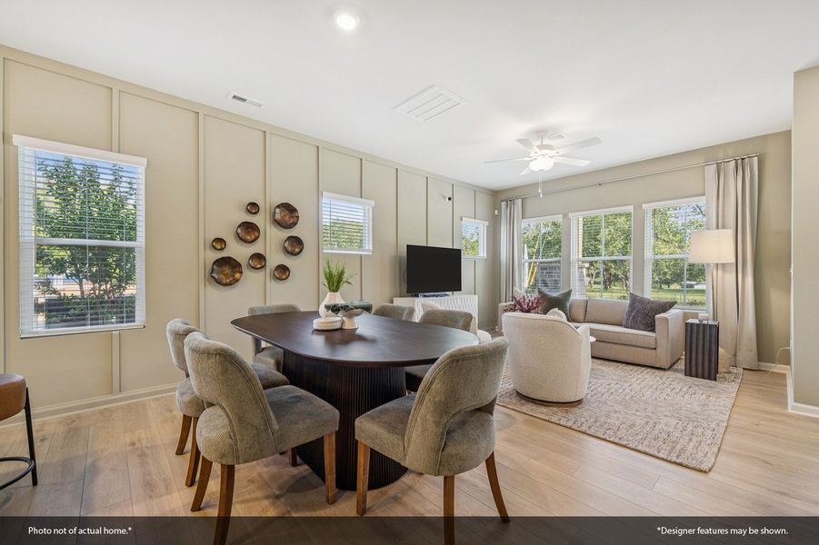 Furnished interior view inside a new home in Lakeview Village, Charlotte (Image 4).