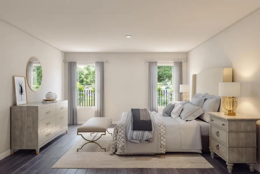 Furnished interior view inside a new home in Duckhorn Towne, Brownwood (Image 5). Furnished interior view inside a new home in Duckhorn Towne, Brownwood (Image 5).