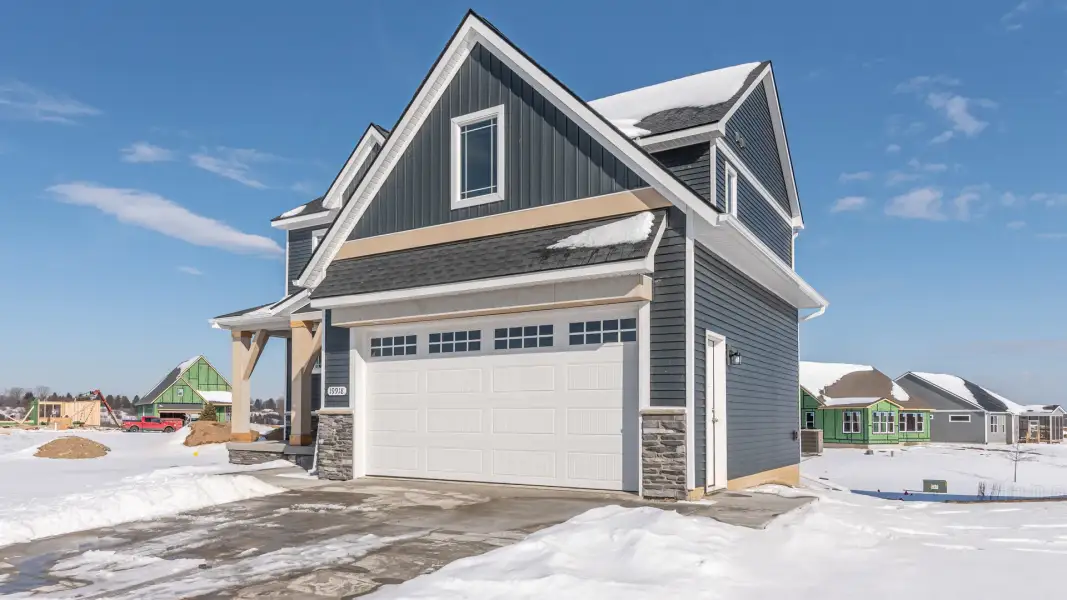 Representative exterior photo of a completed home built from the The Eaton by Norfolk Homes in Offsite Builds Southern Michigan, Ann Arbor, MI (Image 27).