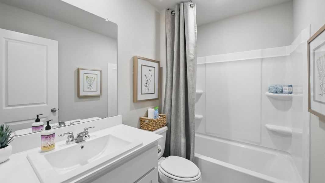 Furnished interior view inside a new home in Hickory Grove, Krum (Image 34).