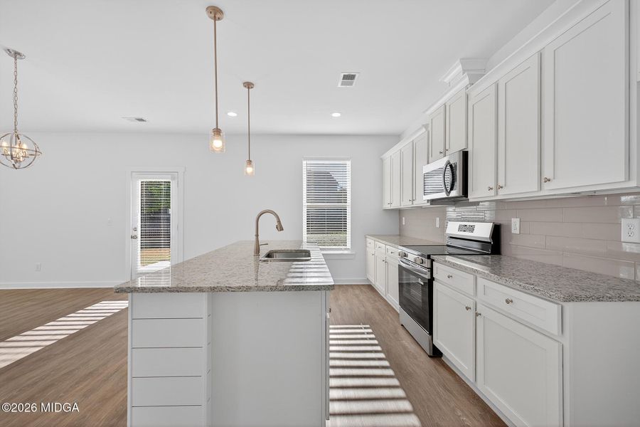 Furnished interior view inside a new home in Langston Place, Perry (Image 8).