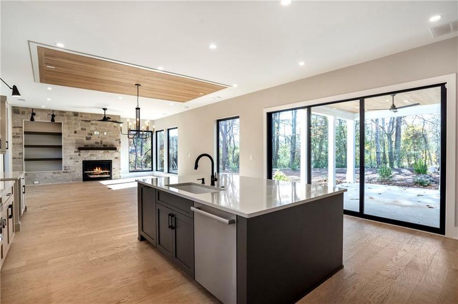 Furnished interior view inside a new home in Aster, Roswell (Image 9).