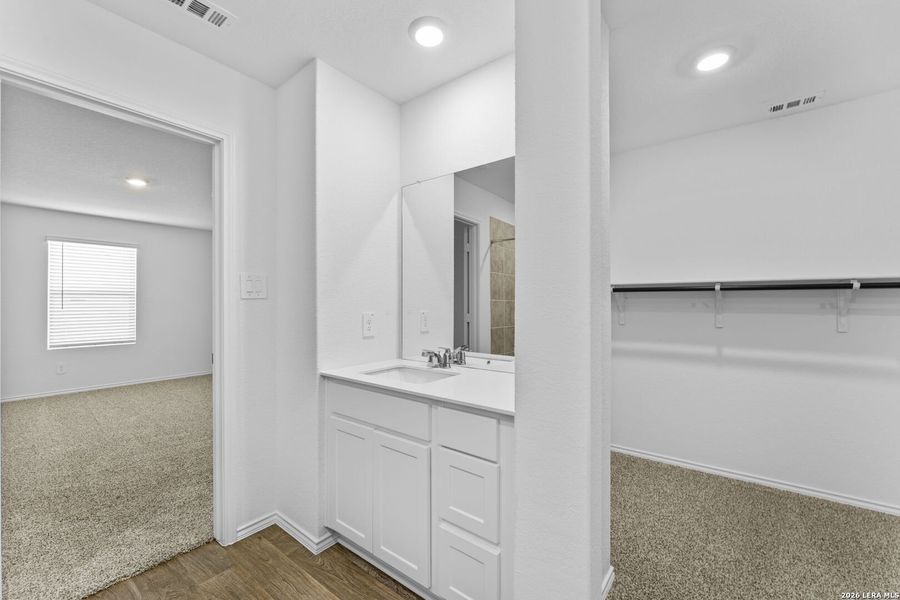 Furnished interior view inside a new home in Preserve at Medina, Von Ormy (Image 10).