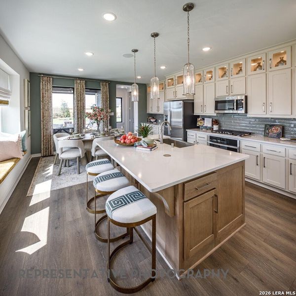 Furnished interior view inside a new home in Sunflower Ridge, New Braunfels (Image 9).