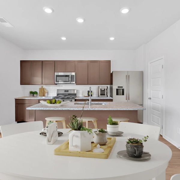 Representative furnished interior of a home built from the The Blossom by Artisan Built Communities in Salacoa, Calhoun (Image 5).