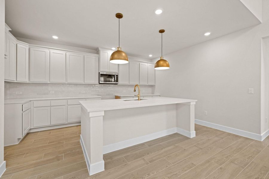 Furnished interior view inside a new home in Parmer Ranch, Georgetown (Image 5).