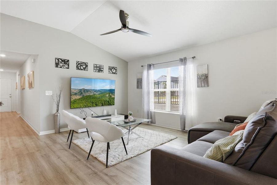 Furnished interior view inside a new home in Bellaviva I at Westside, Davenport (Image 34).