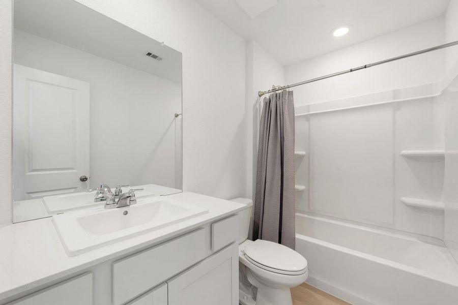 Furnished interior view inside a new home in Emberly: Cottage Collection, Beasley (Image 13).
