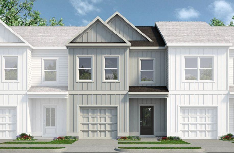 Front exterior of a new home in Ironhorse, Dickson, TN, highlighting curb appeal (Image 27).