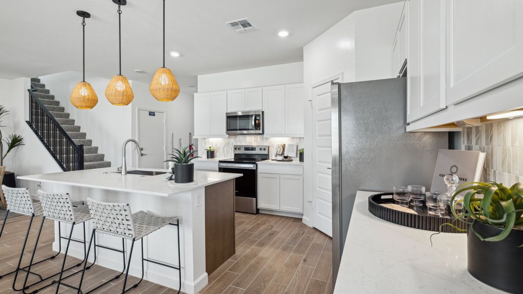 Furnished interior view inside a new home in Remington, Buckeye (Image 9).