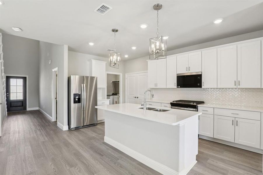 Furnished interior view inside a new home in Simpson Crossing - Spring Series, McKinney (Image 9).