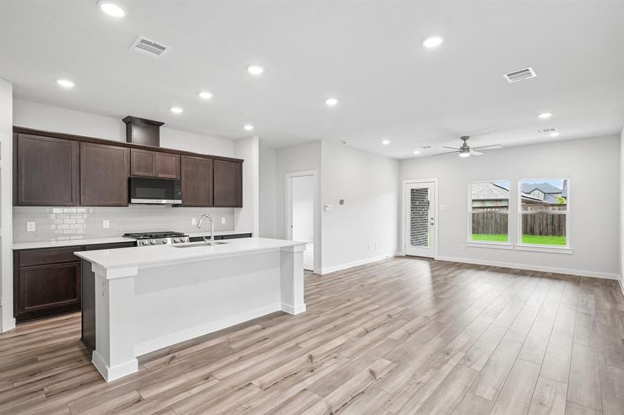 Furnished interior view inside a new home in Overland Grove, Forney (Image 10).