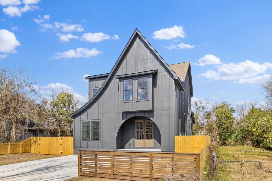 Front exterior of a new home in , North Charleston, SC, highlighting curb appeal (Image 2).