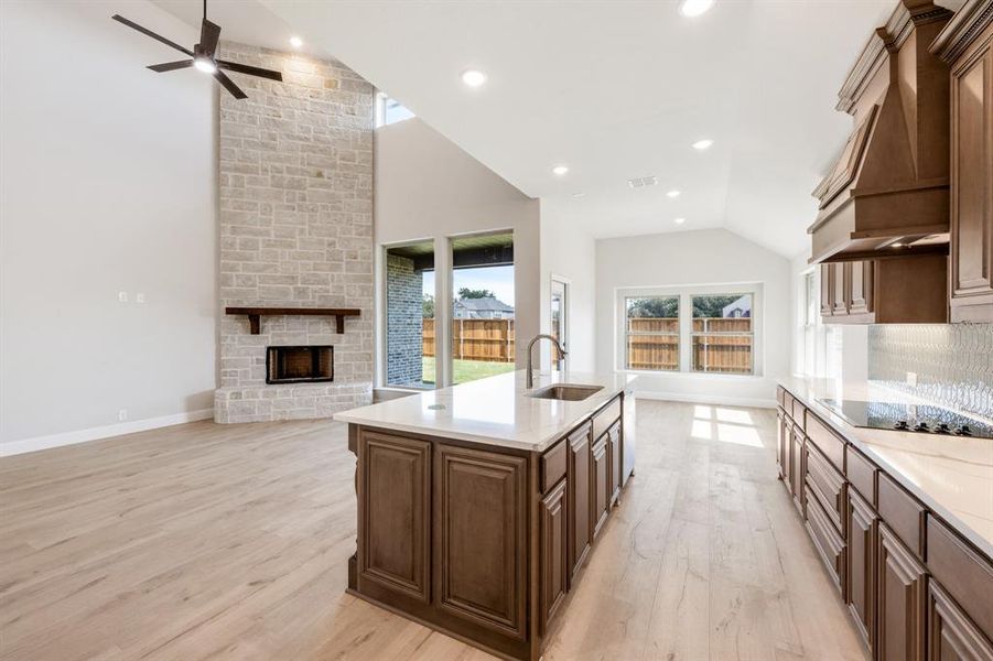 Furnished interior view inside a new home in Mockingbird Hills 60-65, Joshua (Image 9).