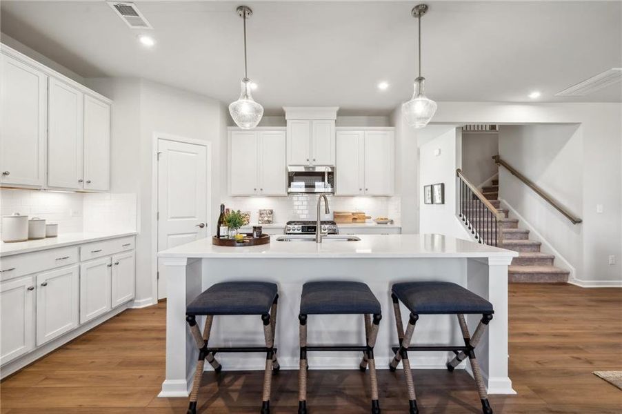 Furnished interior view inside a new home in Kingsley, Acworth (Image 6).