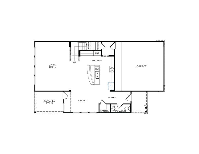 2D floor plan layout of this home in Summer Place 35', Montgomery, TX (Image 2). 2D floor plan layout of this home in Summer Place 35', Montgomery, TX (Image 2).