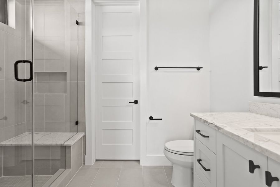 Furnished interior view inside a new home in Milky Way at River Place, Austin (Image 9).