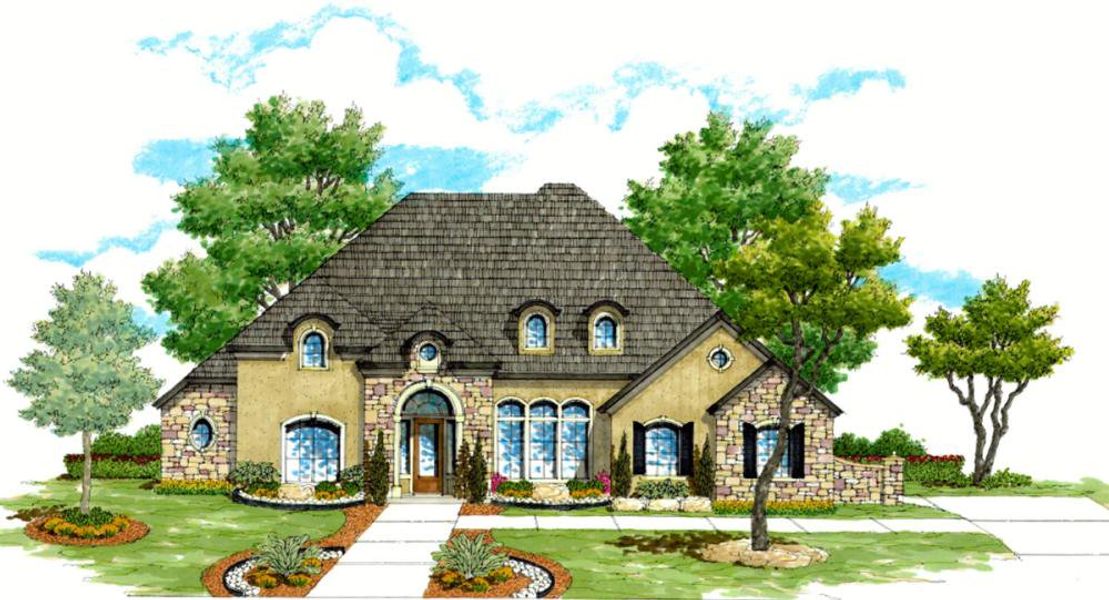 Representative rendering of the exterior for the 3000 by Texas Homes (Image 6). Representative rendering of the exterior for the 3000 by Texas Homes (Image 6).