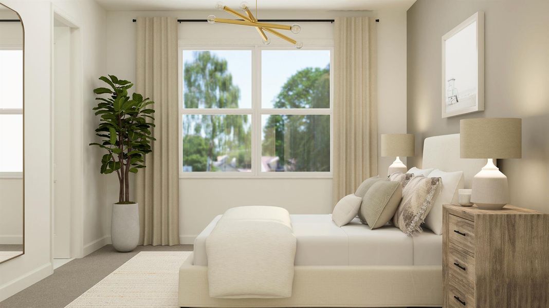 Furnished interior view inside a new home in , The Acreage (Image 20).