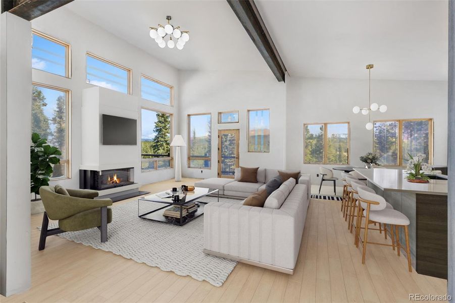 This photo is virtually staged & enhanced.