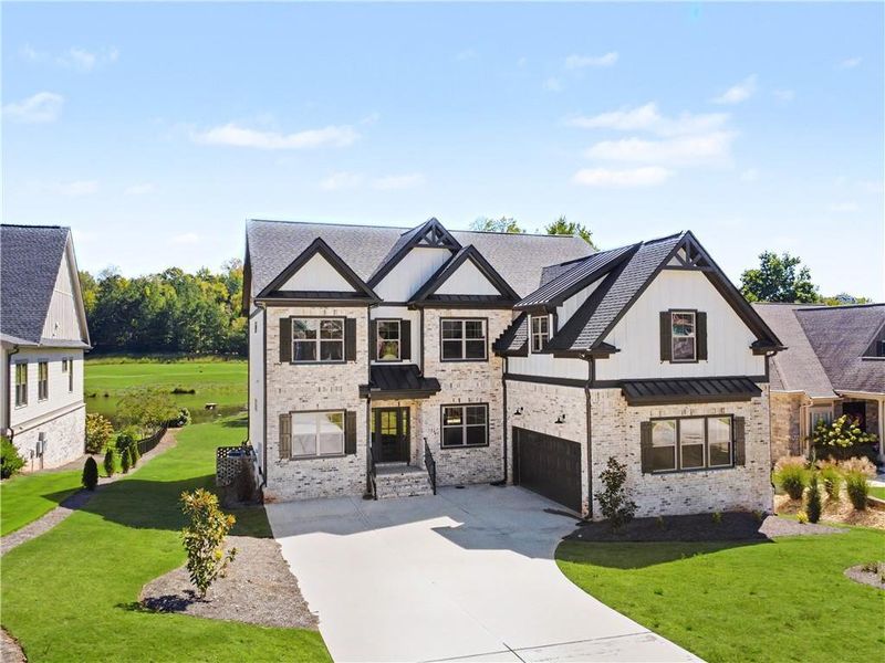 Front exterior of a new home in , Jefferson, GA, highlighting curb appeal (Image 2). Front exterior of a new home in , Jefferson, GA, highlighting curb appeal (Image 2).