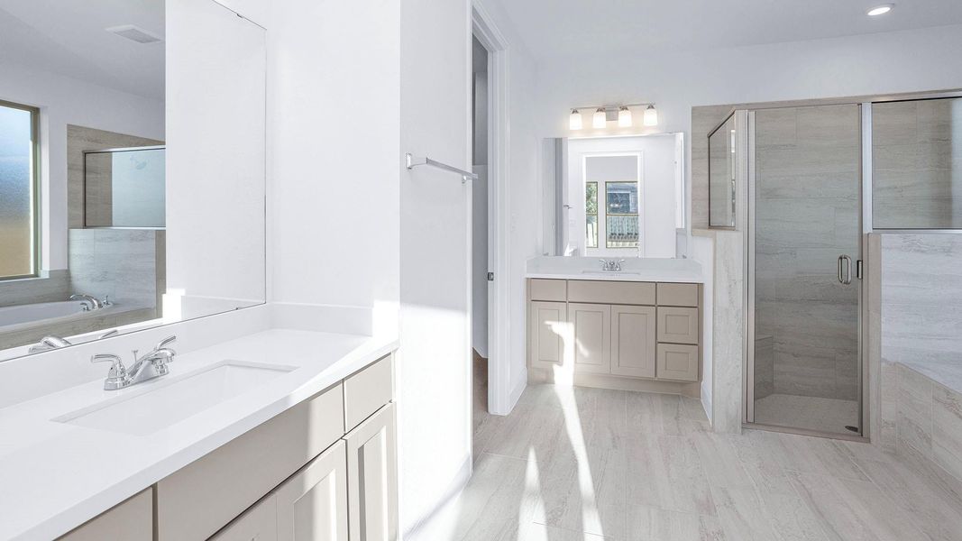 Furnished interior view inside a new home in Audubon, Magnolia (Image 6). Furnished interior view inside a new home in Audubon, Magnolia (Image 6).