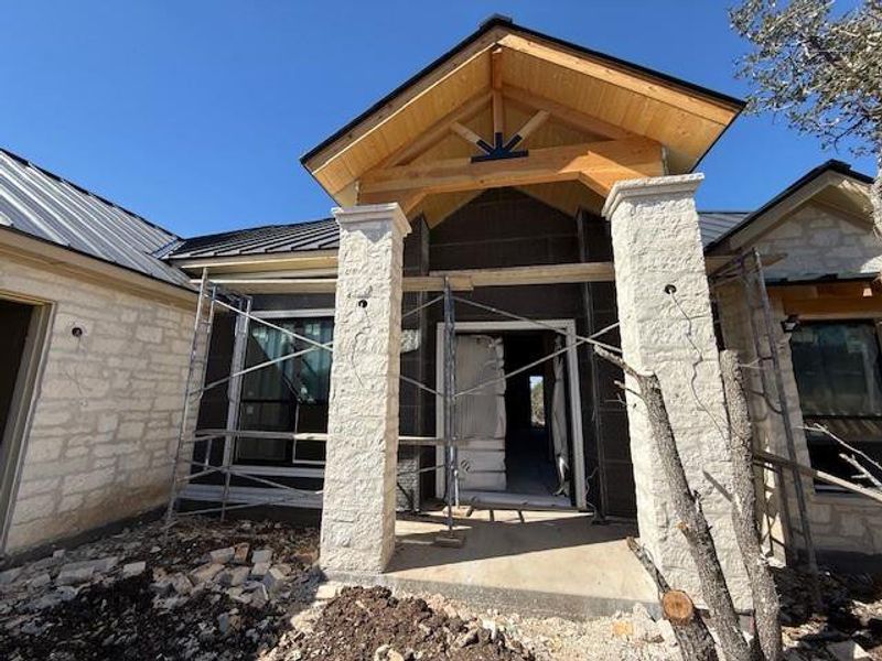 In-progress construction of a new home in , Georgetown, TX (Image 9).