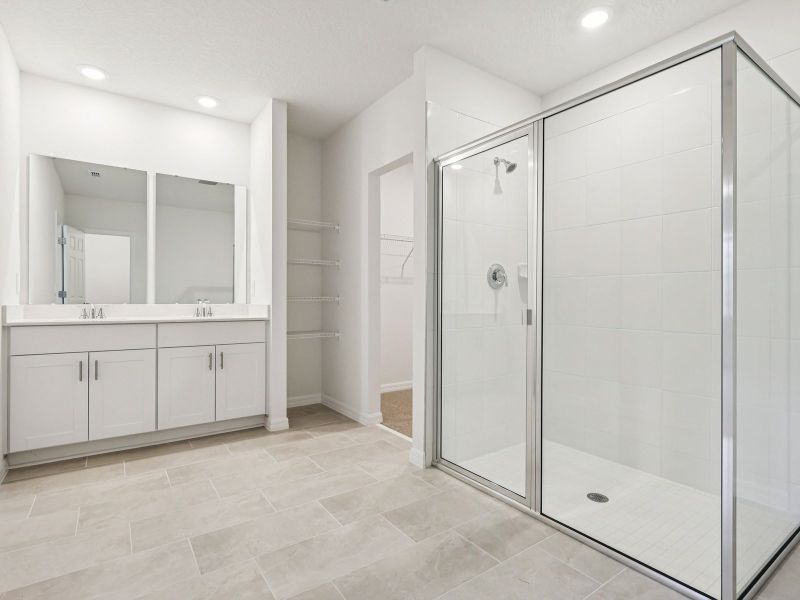 Furnished interior view inside a new home in The Meadow at Crossprairie, St. Cloud (Image 8).