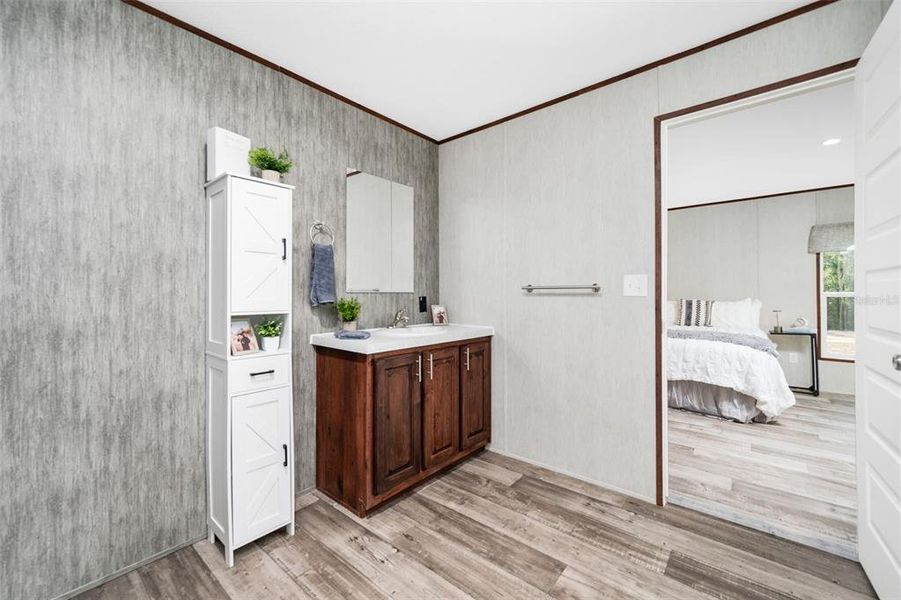 Furnished interior view inside a new home in , Bronson (Image 17).