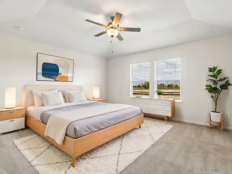 Furnished interior view inside a new home in Pfennig Place, Pflugerville (Image 8).