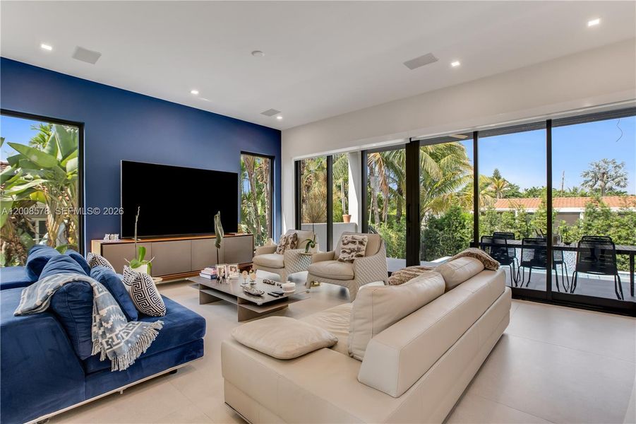 Furnished interior view inside a new home in , Surfside (Image 36).