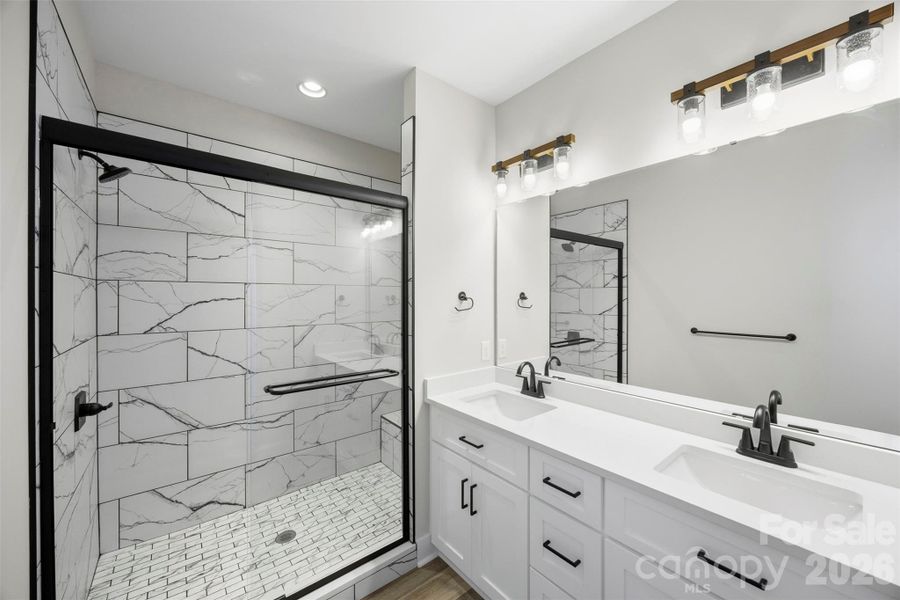 Primary Oversized Tile Shower