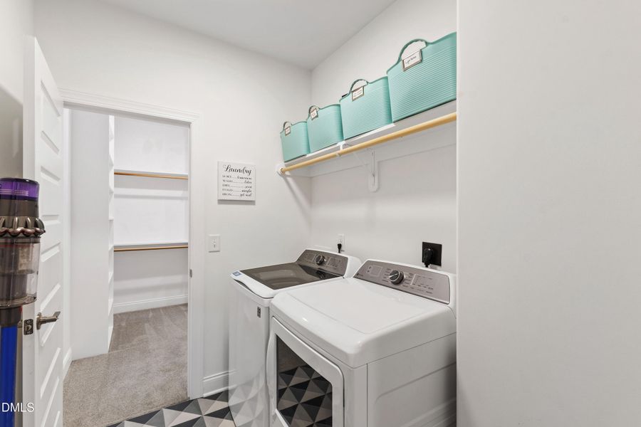 Primary Closet Leads To Laundry Room