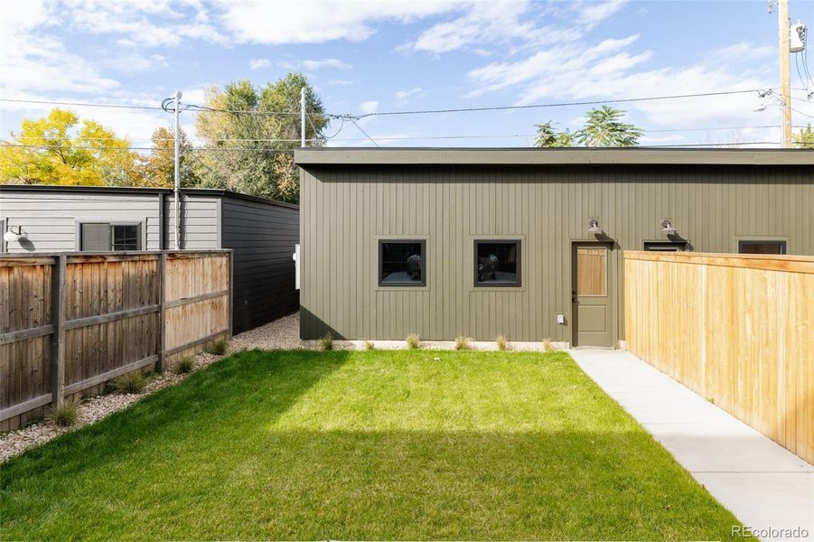 Exterior details and patio area of a home in , Denver (Image 2). Exterior details and patio area of a home in , Denver (Image 2).