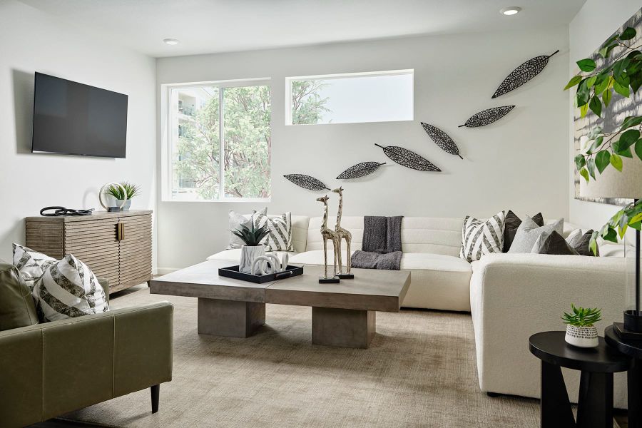 Representative furnished interior of a home built from the 4 by Tri Pointe Homes in Sugar Mill Village, Longmont (Image 28).