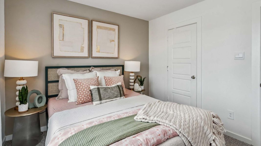 Furnished interior view inside a new home in Highland Court, Houston (Image 12). Furnished interior view inside a new home in Highland Court, Houston (Image 12).