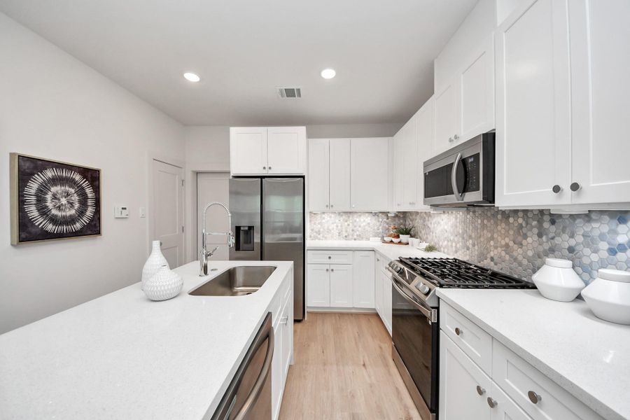 Furnished interior view inside a new home in , Houston (Image 10).