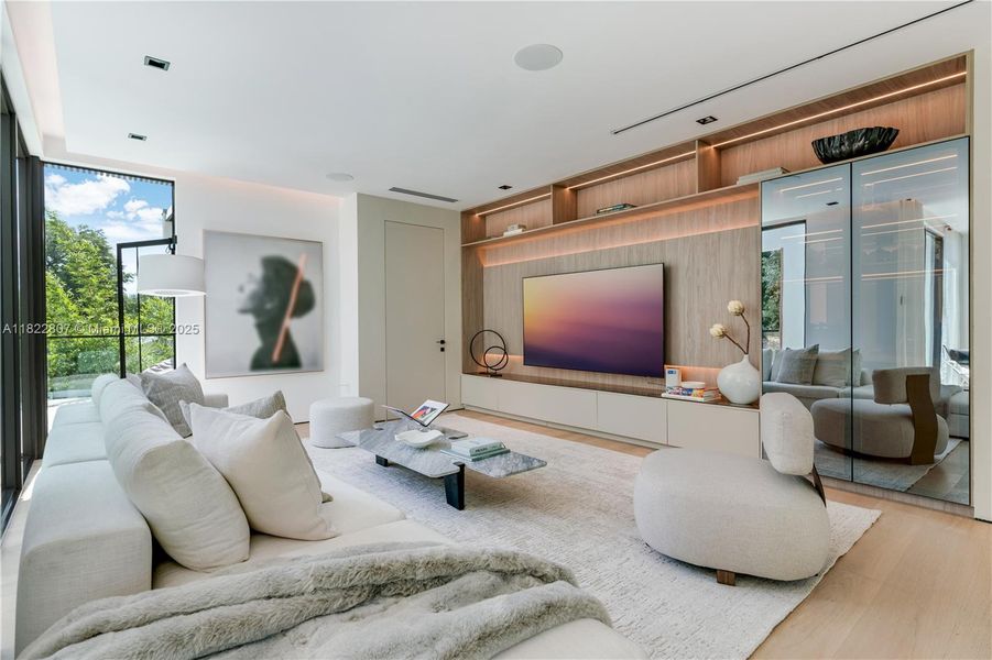 Furnished interior view inside a new home in , Miami (Image 50). Furnished interior view inside a new home in , Miami (Image 50).