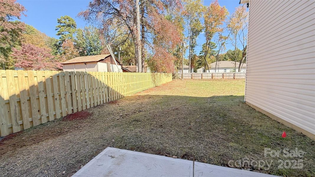 Exterior details and patio area of a home in , Charlotte (Image 25). Exterior details and patio area of a home in , Charlotte (Image 25).