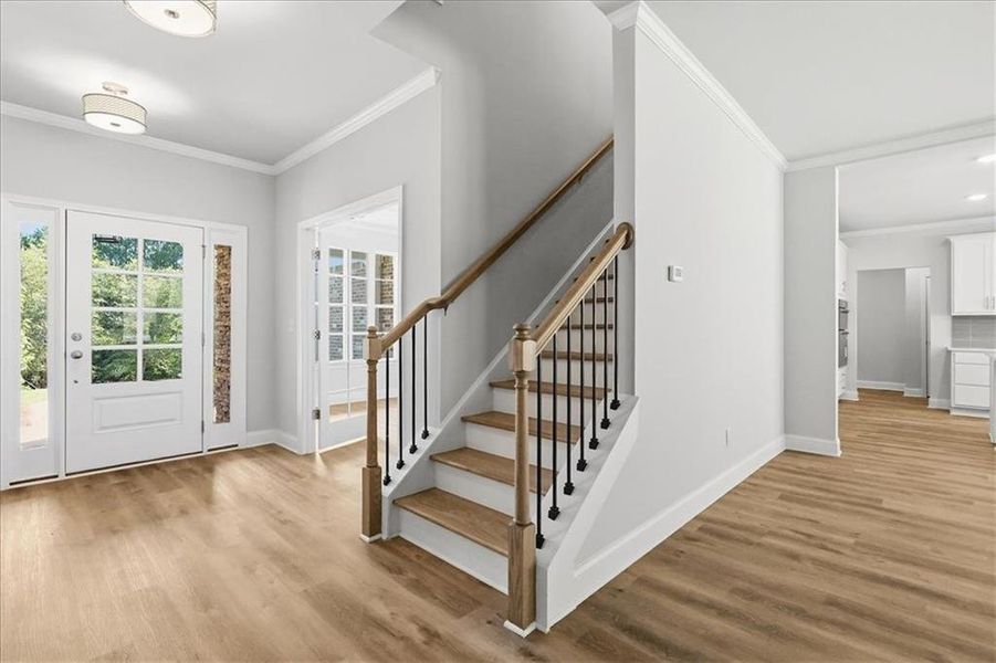 Spacious, unfurnished interior of a new home in Bradley Gin, Monroe (Image 60).